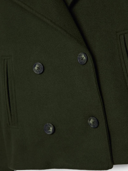 Oversized Double-breasted Wool Coat