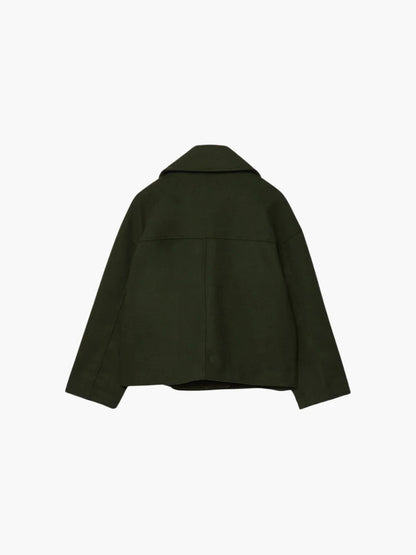 Oversized Double-breasted Wool Coat