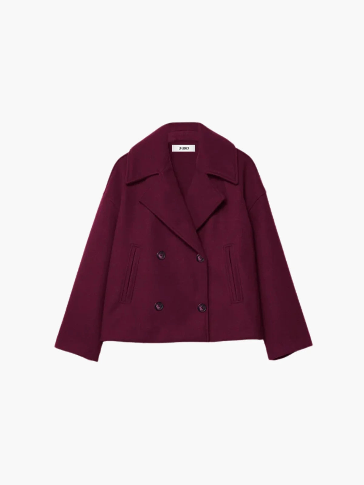 Oversized Double-breasted Wool Coat