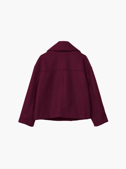 Oversized Double-breasted Wool Coat