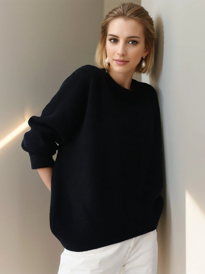 Oversized Loose Autumn Winter Warm Thick Knit Sweater