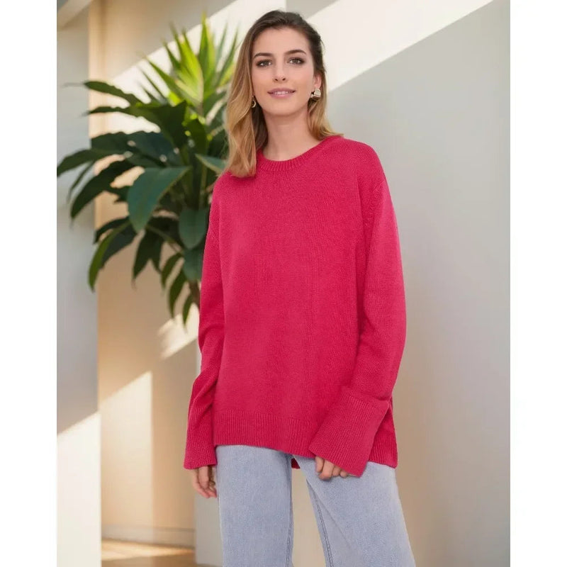 Oversized Loose Autumn Winter Warm Thick Knit Sweater