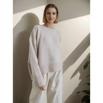 Oversized Loose Autumn Winter Warm Thick Knit Sweater