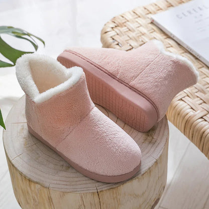 Fuzzy Outdoor Non-slip Fur Fluffy Indoor Snow Boot