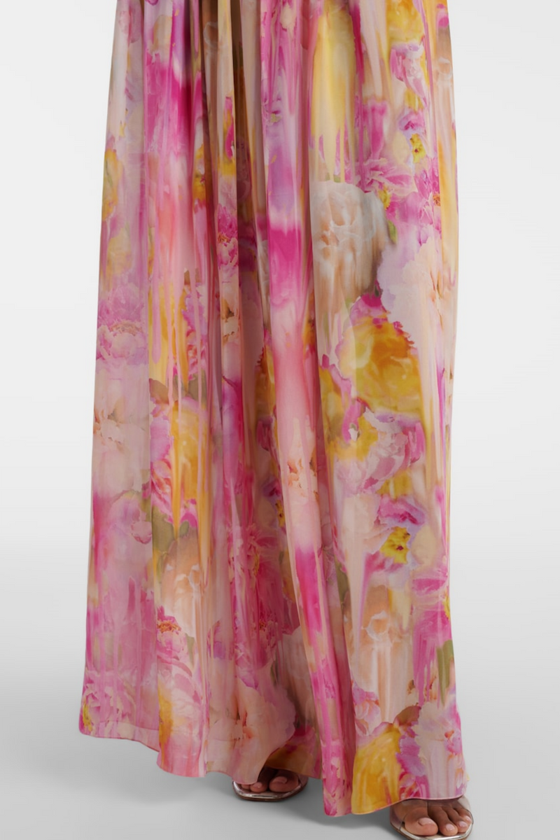 Ludema Off Shoulder Ruched Maxi Dress