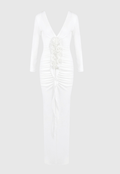 Manik Ruched Maxi Dress