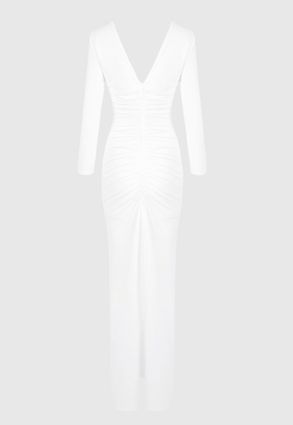Manik Ruched Maxi Dress