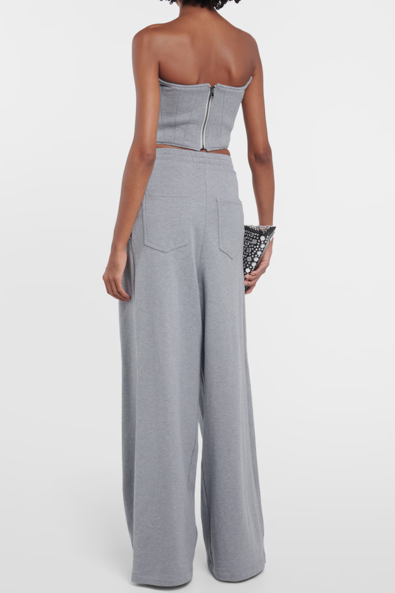 Meilani Corset Flower Off Shoulder Pants Set