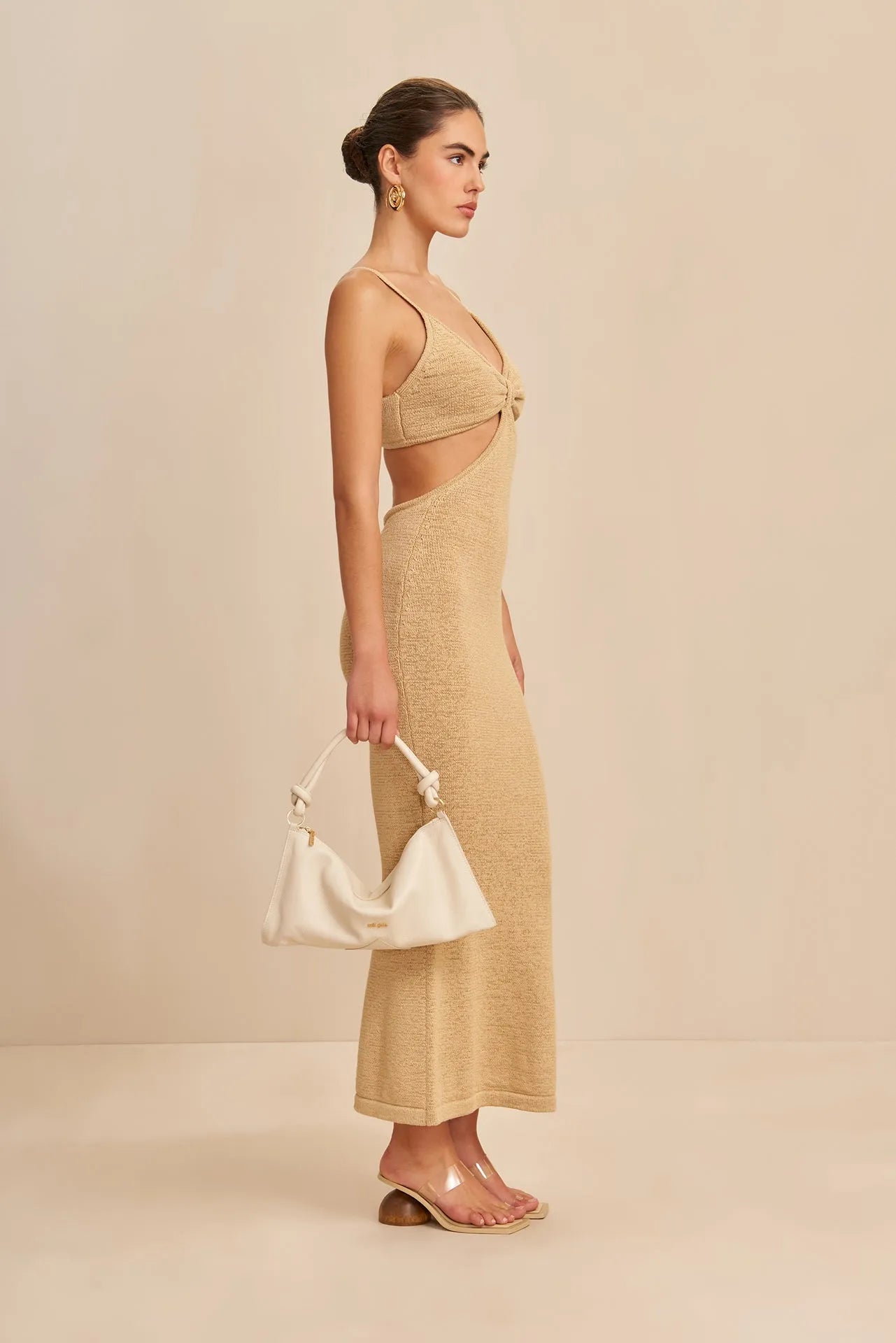 Melka Khaki Out Maxi Dress