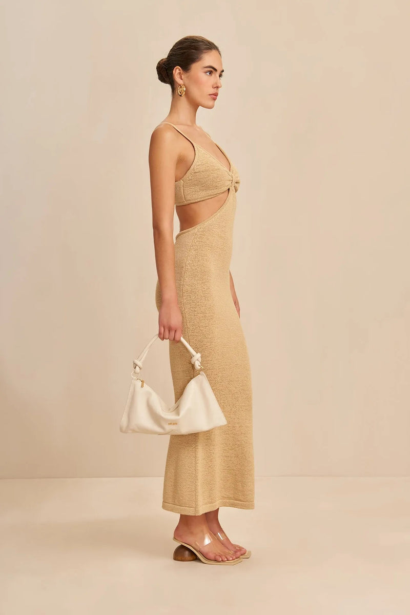 Melka Khaki Out Maxi Dress
