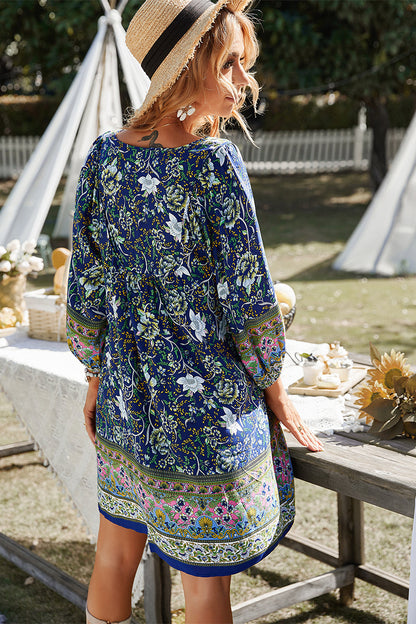 Aurina Dress - Navy