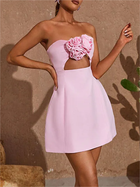 Off-shoulder Mini Dress