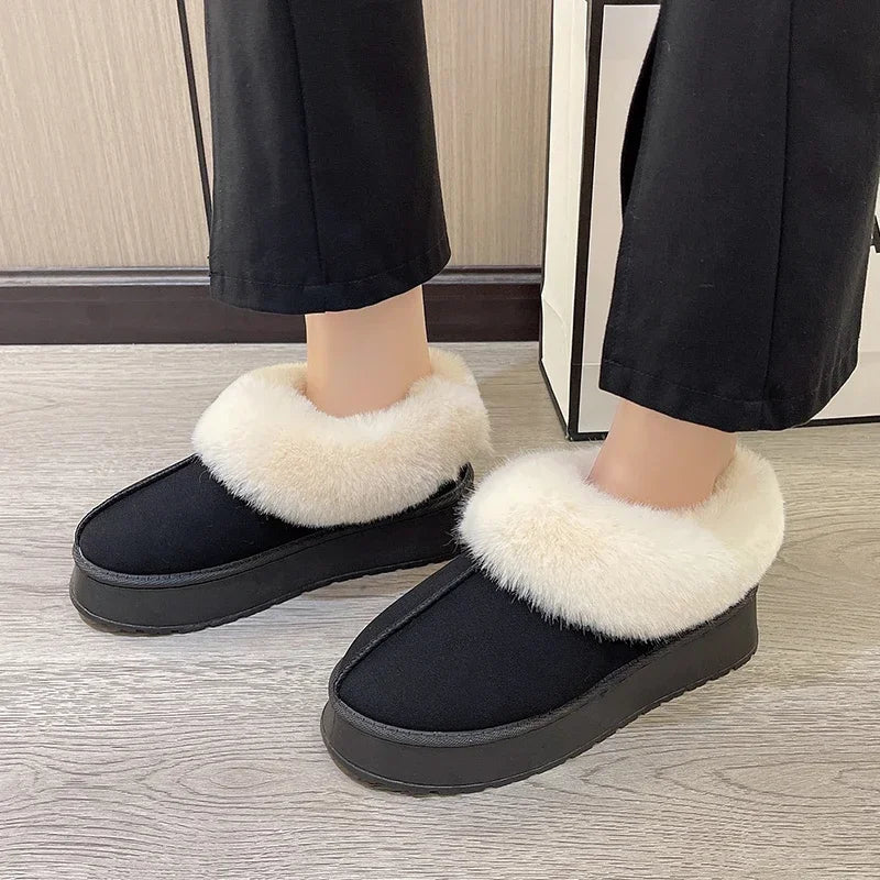 New Warm Short Plush Fur Ankle Sporty Comfortable Snow Boot