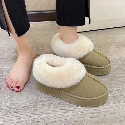 New Warm Short Plush Fur Ankle Sporty Comfortable Snow Boot