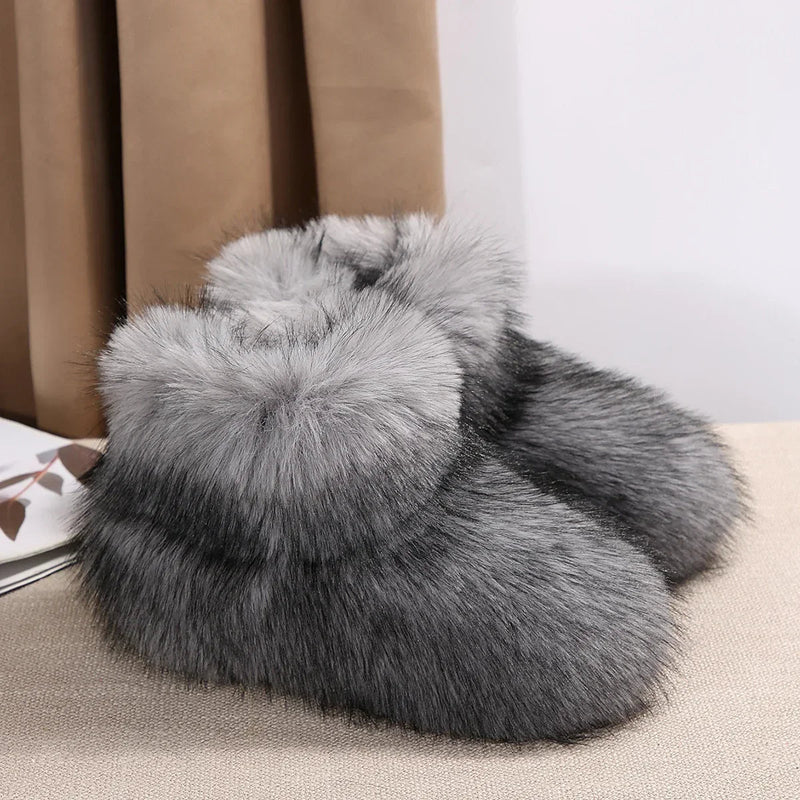 High Over-the-knee Fur Wool-like Plus Velvet Snow Boot