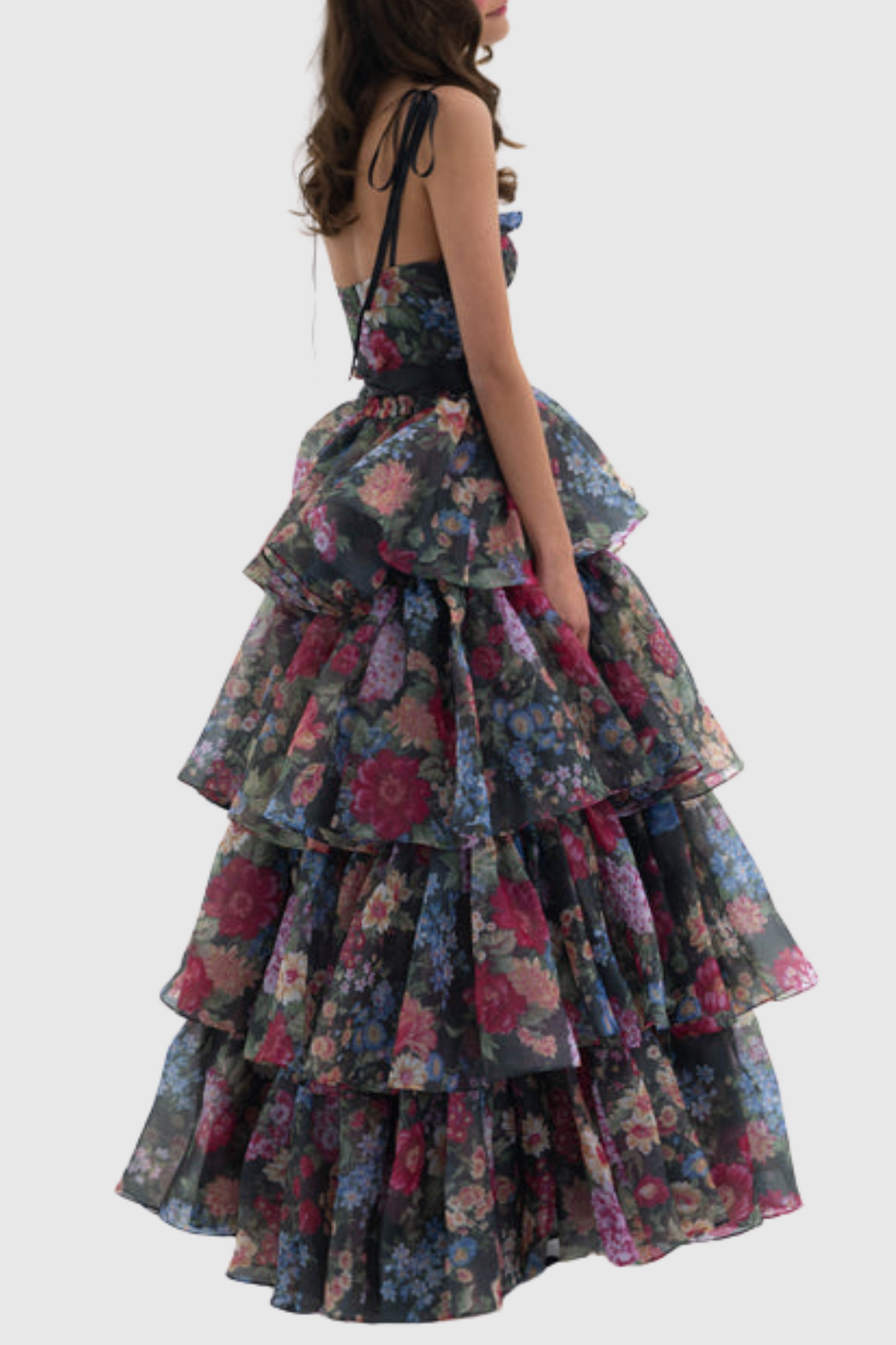 Nicola Cutout Ruffle Skirt Two Piece Set