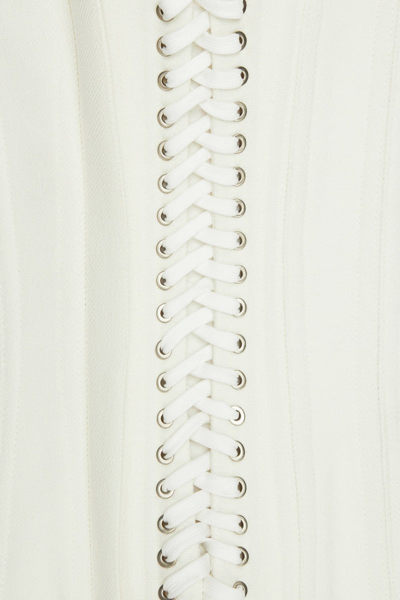 Nuala Strapless Mini Dress - White
