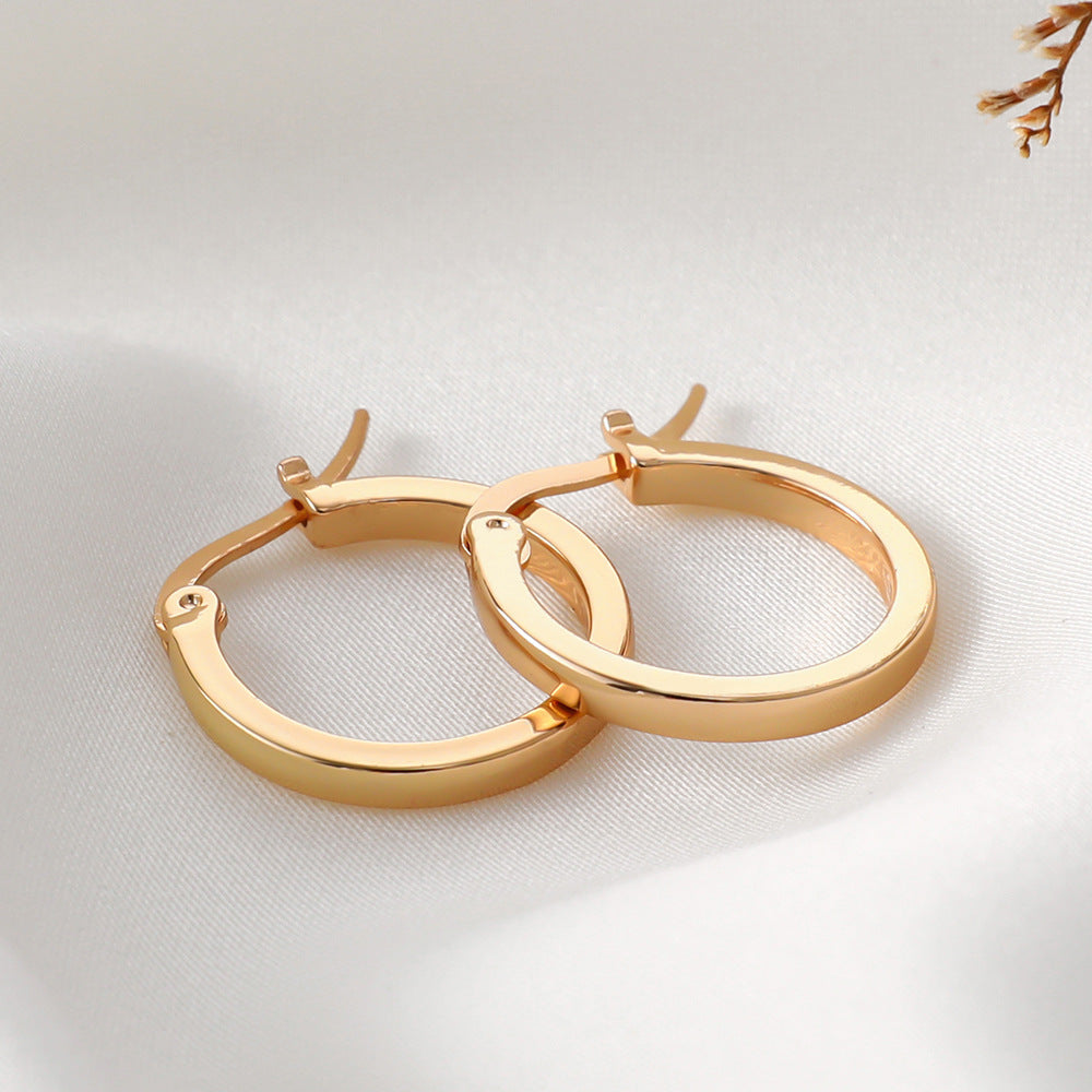Delicate Artisan Gold Earring