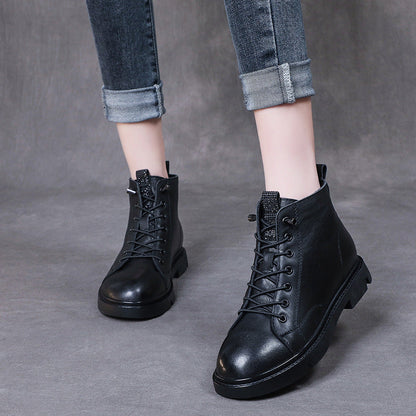 Martin Low Elastic Band Flat Comfortable Boots
