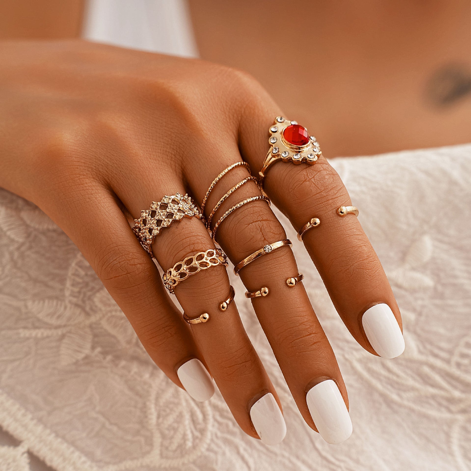 Delicate Artisan Gold Set