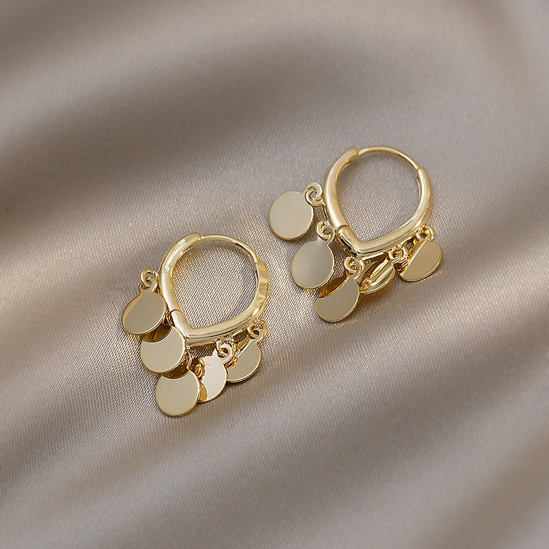 Vintage Handmade Gold Earring
