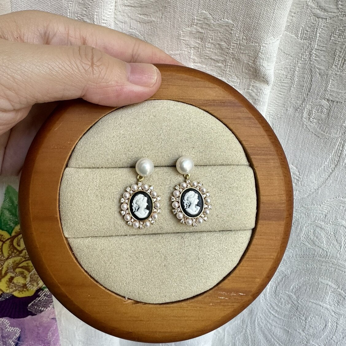 Vintage Handmade Pearl Earring