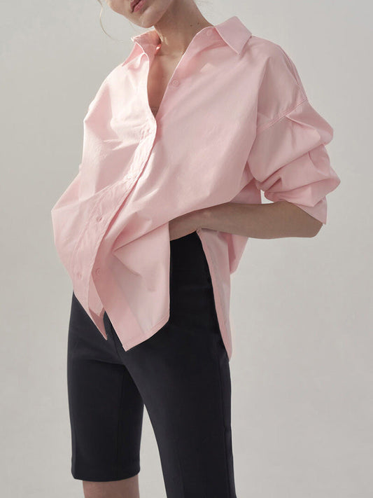 Cotton Oversize Loose Blouses
