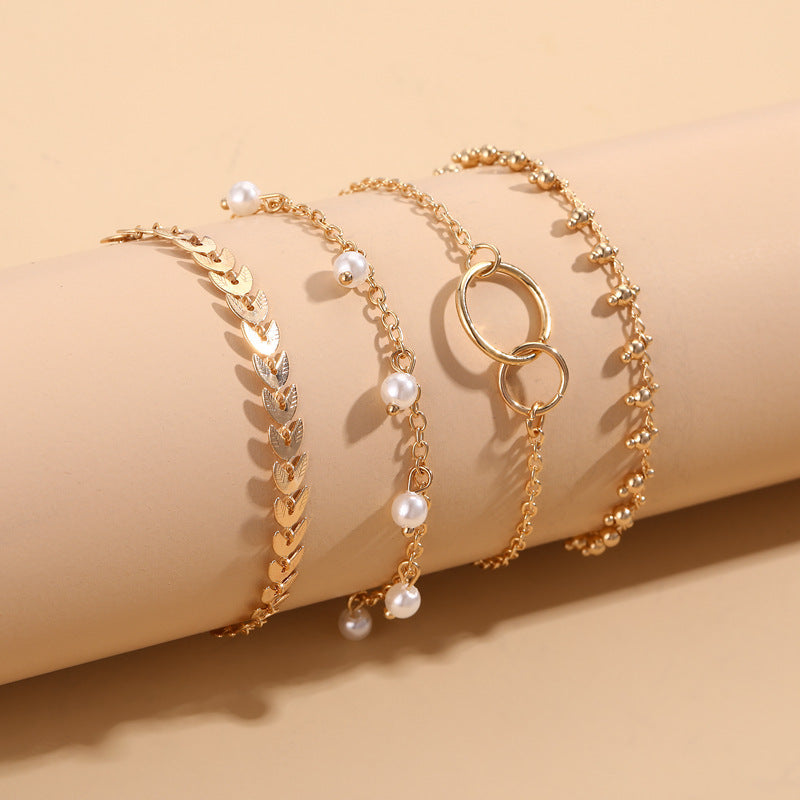 Romantic Pearl Anklet for Special Moments