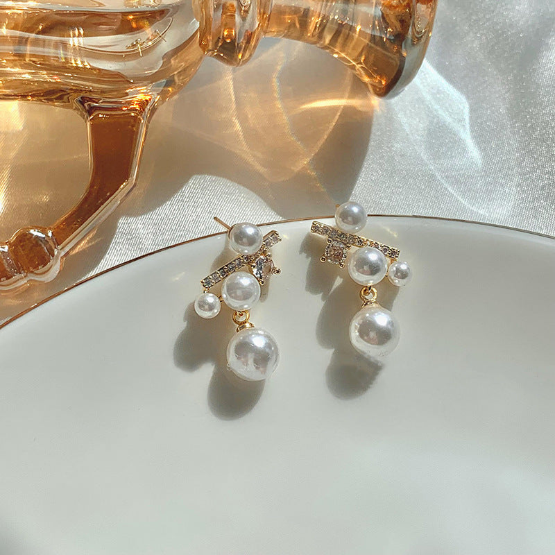 Delicate Artisan Pearl Earring