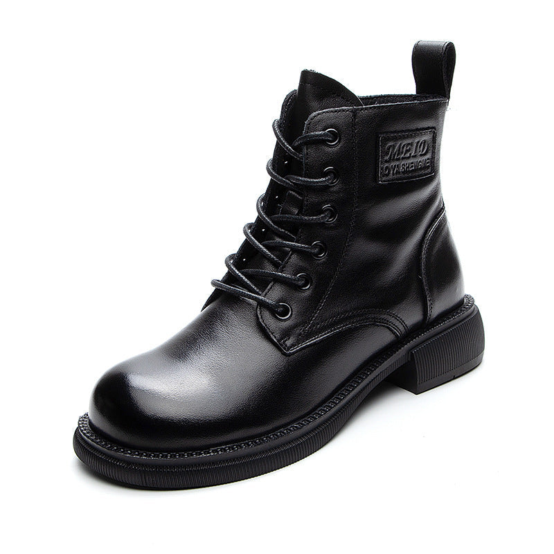 Hollow Out Flat Low Short Soft Boots