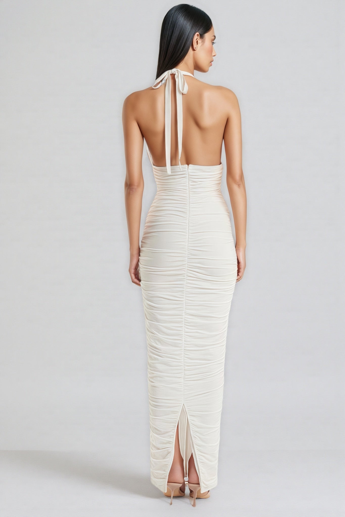 Wooh 3d Neck Maxi Dress