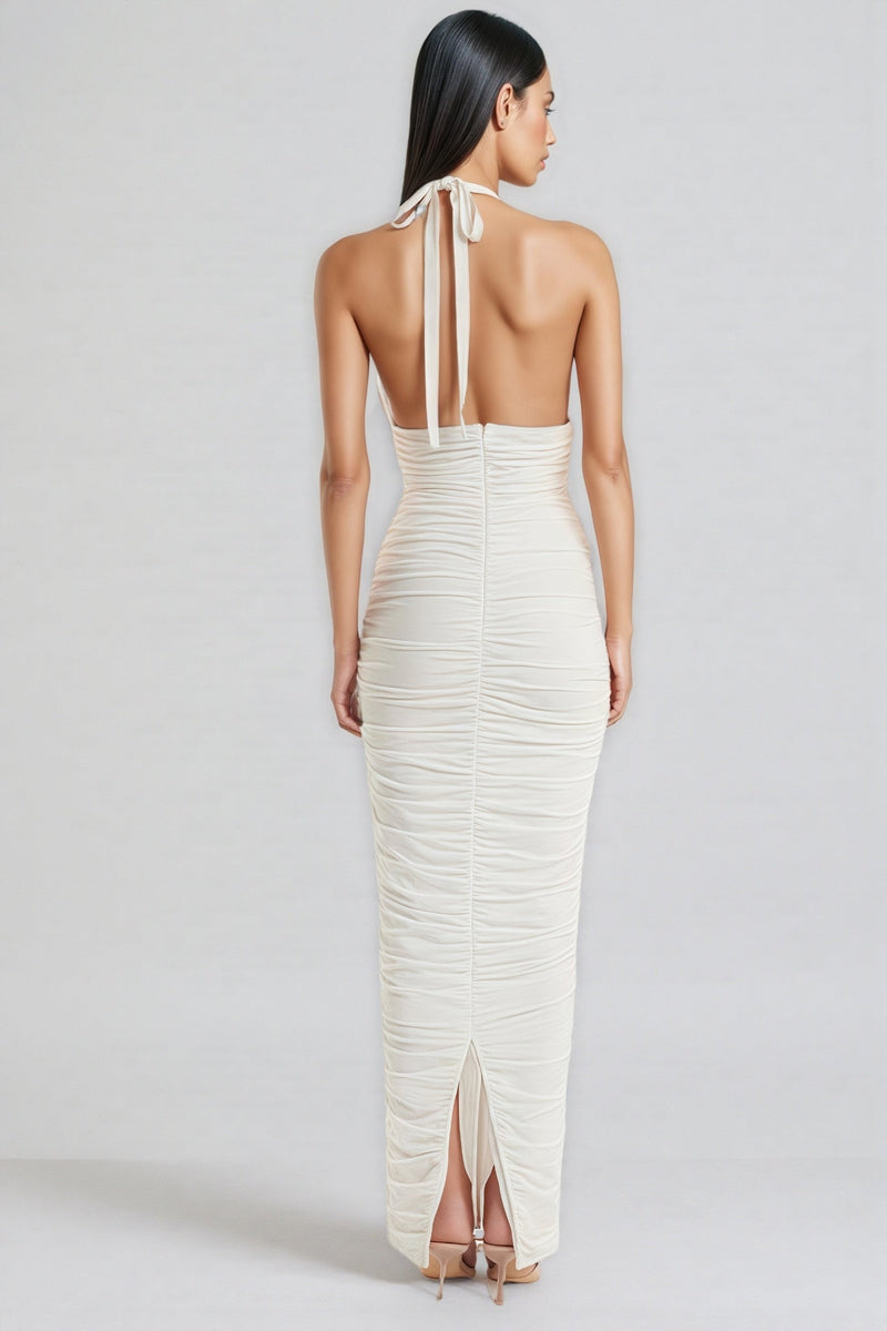 Wooh 3d Neck Maxi Dress