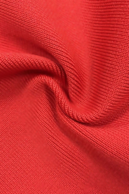 Toven Backless Red Maxi Dress