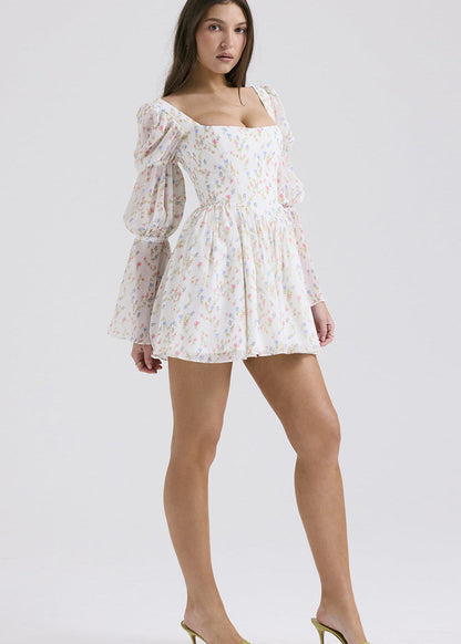 Liliane - Puff Sleeve Mini Dress
