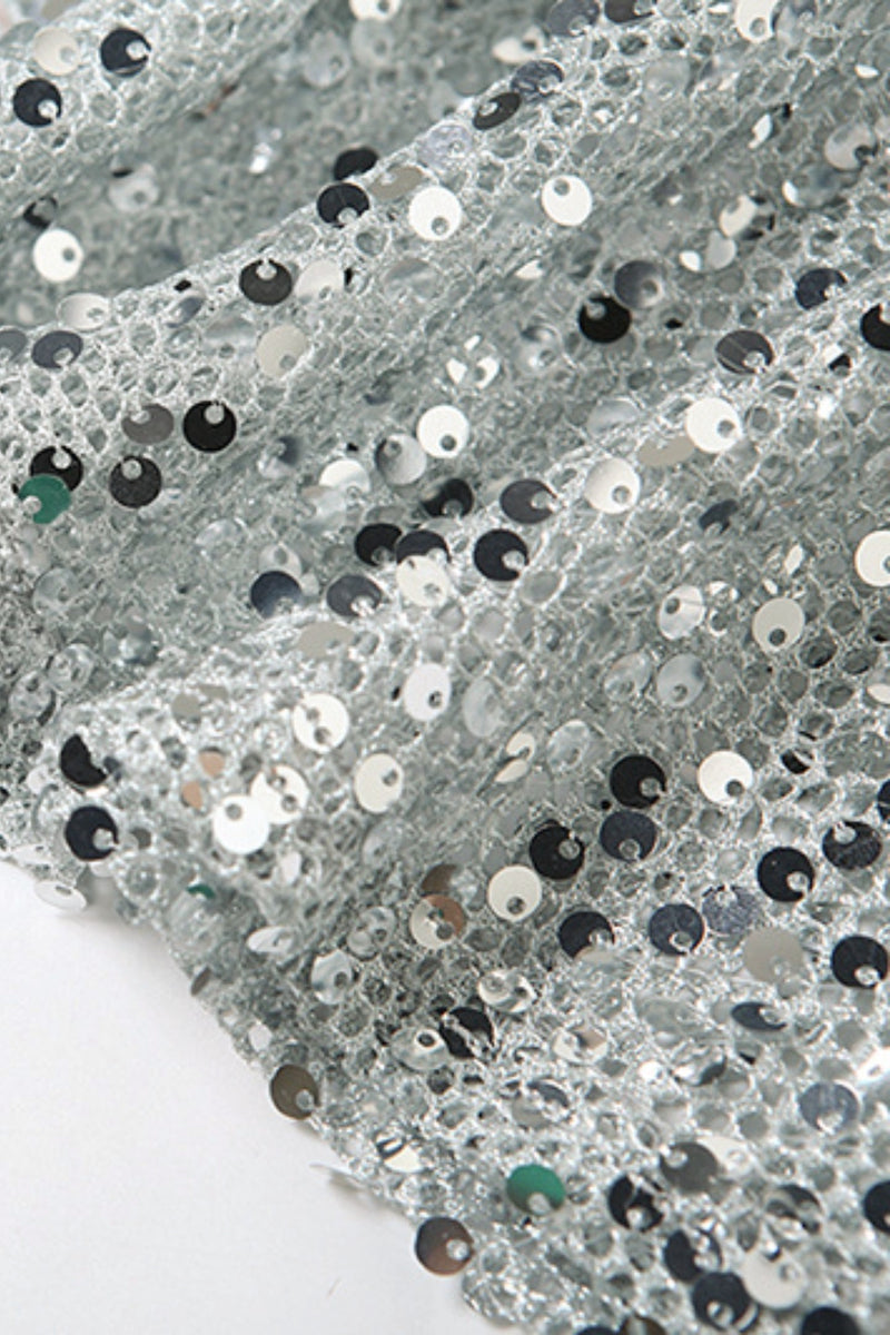 Zora Sequins Crochet Maxi Dress