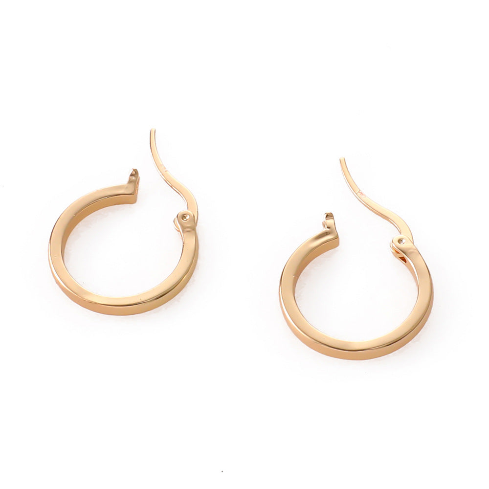 Delicate Artisan Gold Earring