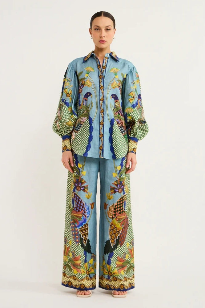 Félice Balloon Sleeve Pants Set