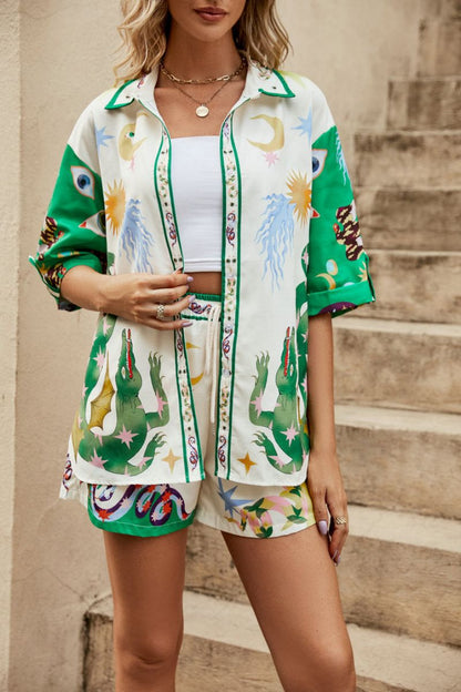 Ottilia Shirt & Shorts Set
