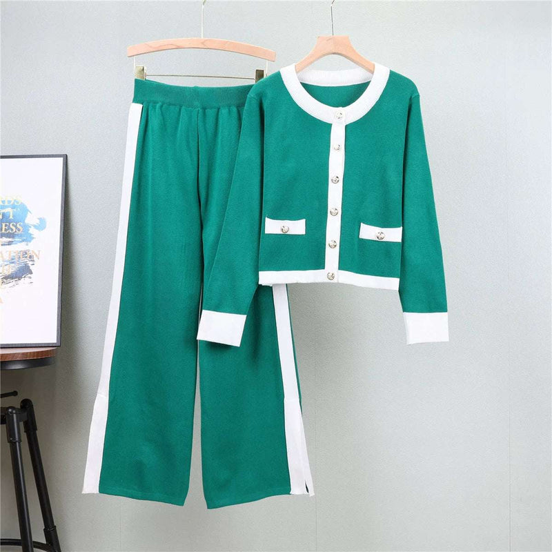 Green – Slimming Two Piece Set