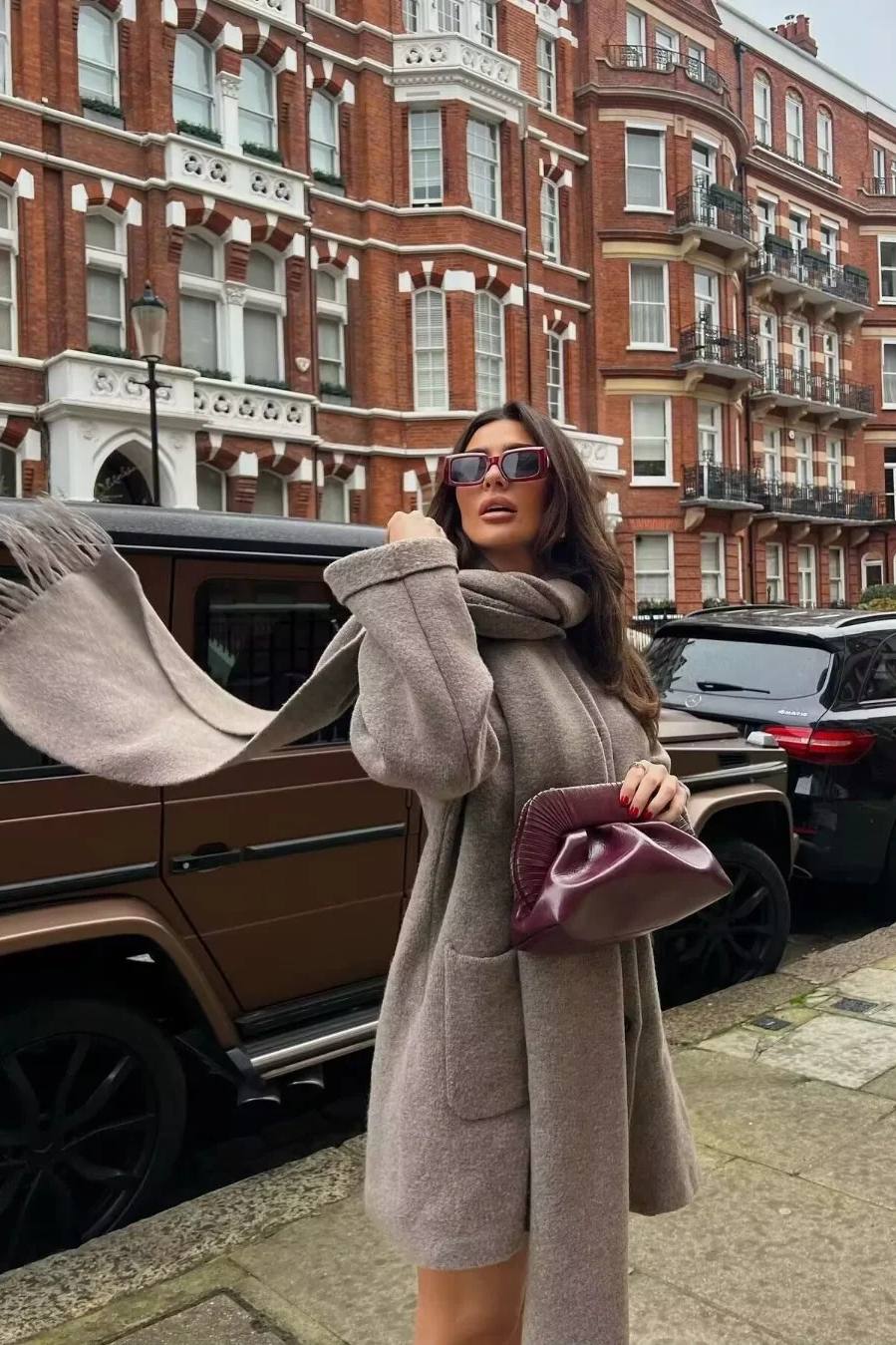 Scarf and Coat Set