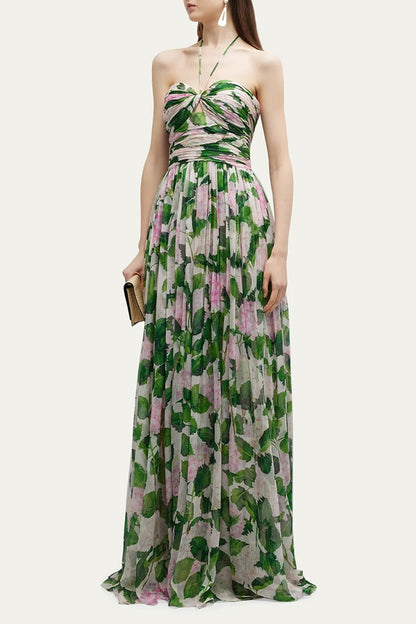 Madelaine Halterneck Maxi Dress