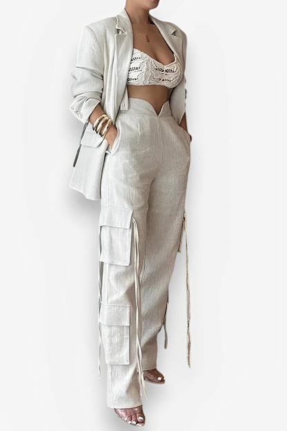 Street Cargo Pants Suit