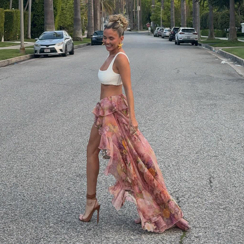 Alessia | Ruffled Skirt