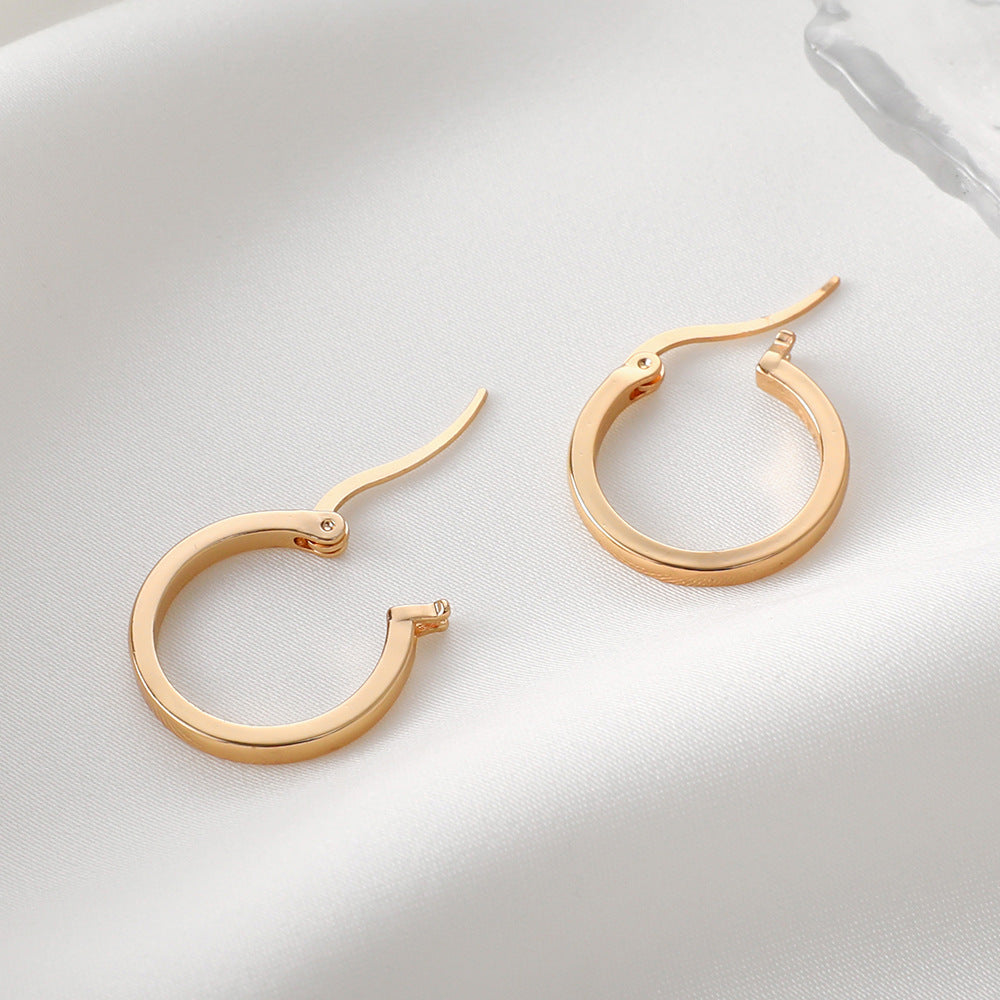 Delicate Artisan Gold Earring