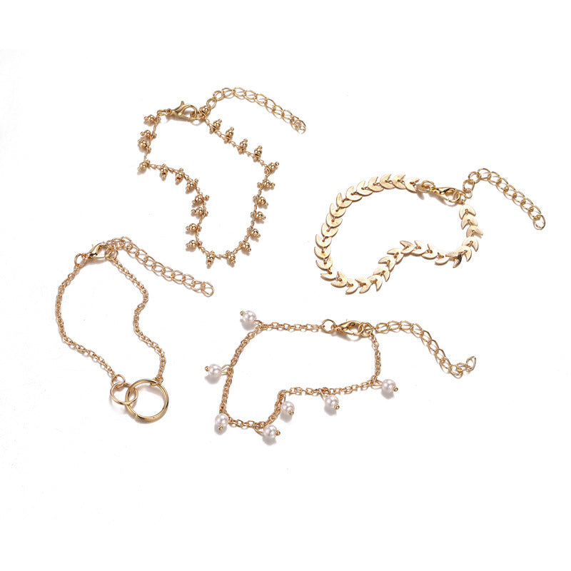 Romantic Pearl Anklet for Special Moments