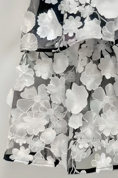Rena Colour 3d Embellishment Maxi Dress