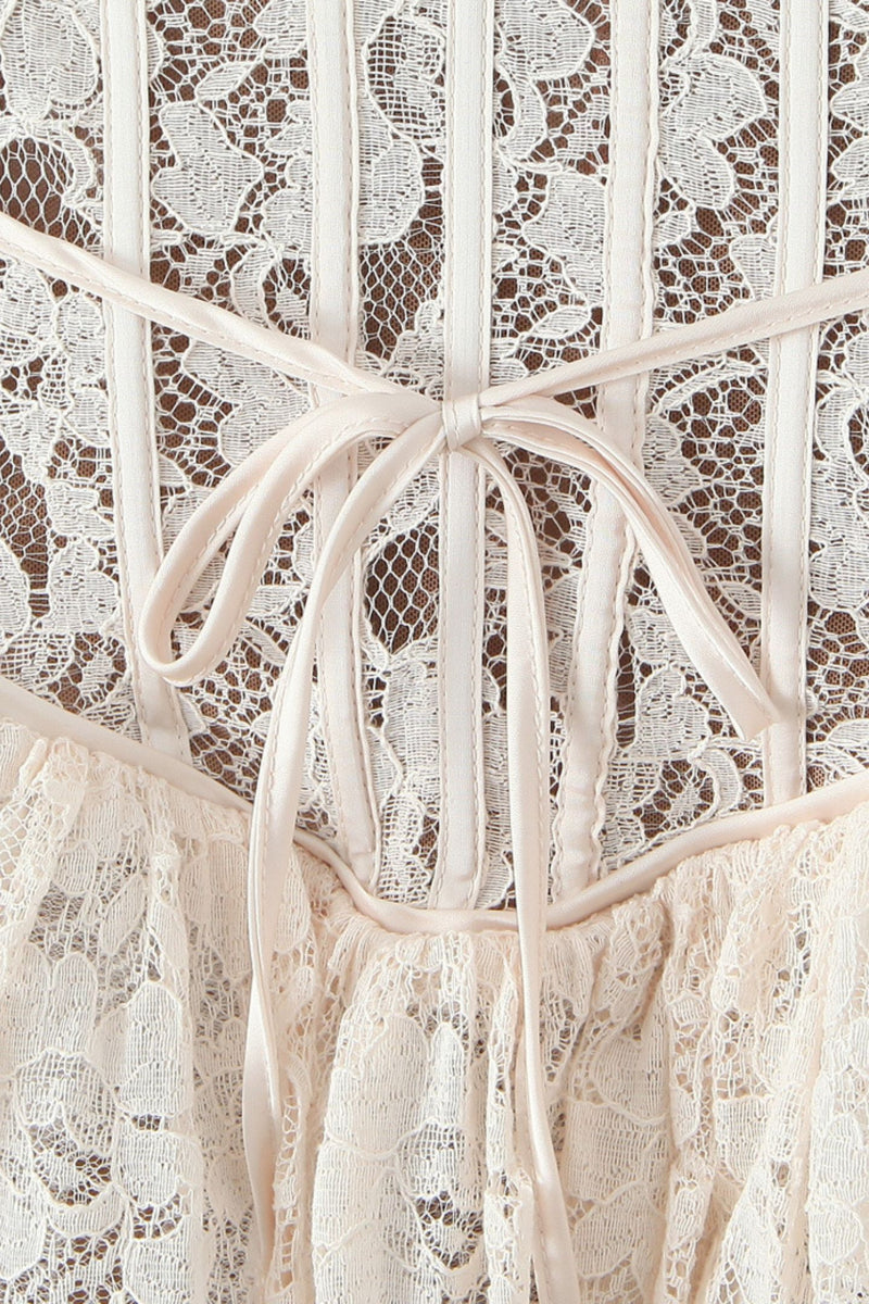 Lace Corset Mini Dress