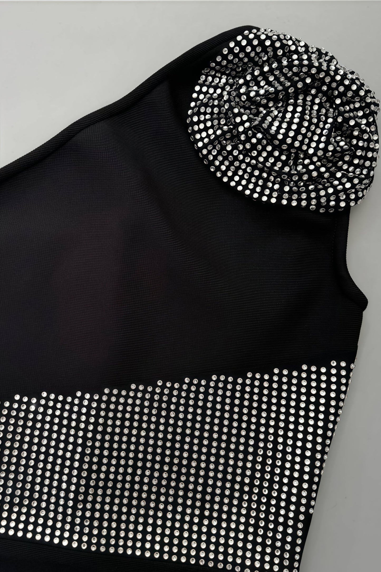 Evelda Sleeveless Rhinestone Maxi Dress