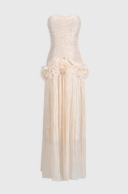 Wilfred Sheath Wood Earring Maxi Dress