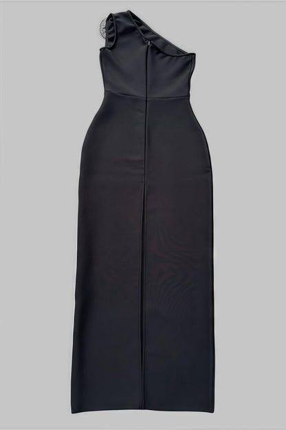 Evelda Sleeveless Rhinestone Maxi Dress